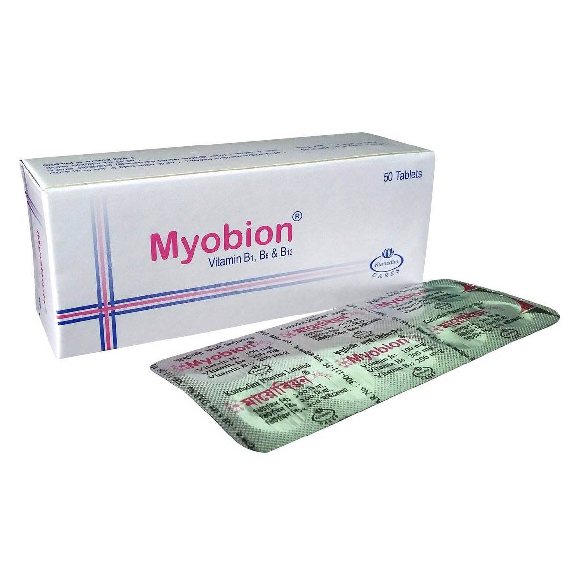 Pack Image: Myobion 100 mg Tablet (5 x 10)
