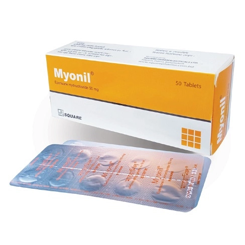 Pack Image: Myonil 50 mg Tablet (5 x 10)