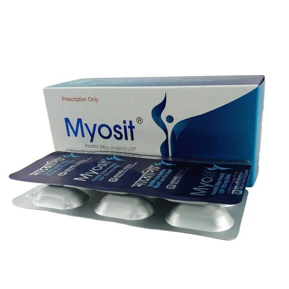 Pack Image: Myosit 750 mg Tablet (5 x 6)