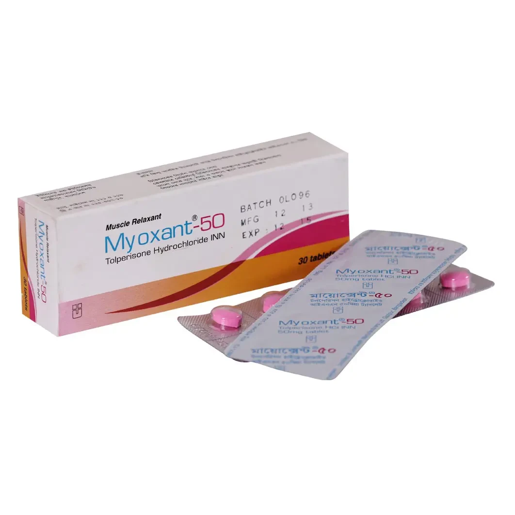 Pack Image: Myoxant 50 mg Tablet (3 x 10)