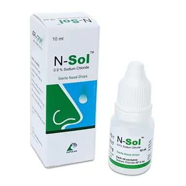 Pack Image: N-Sol 0.9% Nasal Drop (10 ml drop)
