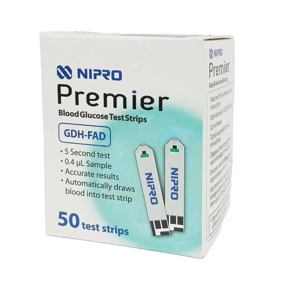 Pack Image: NIPRO Premier S Test strip (1 x 50)