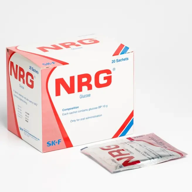 Pack Image: NRG 100% Powder (10 gm sachet)