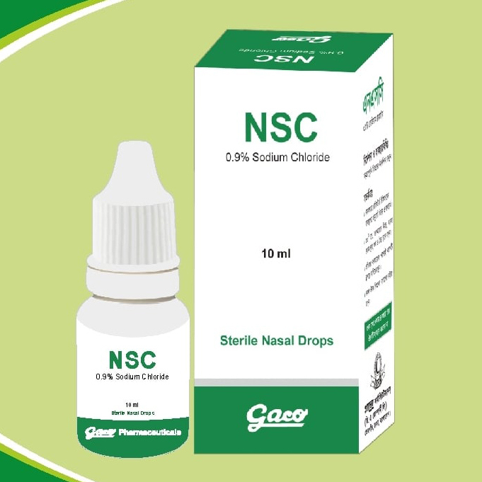 Pack Image: NSC 0.9% Nasal Drop (10 ml drop)