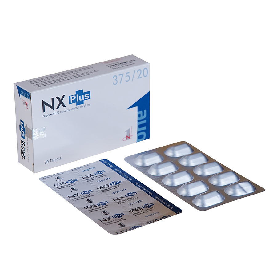 Pack Image: NX Plus 375 mg Tablet (3 x 10)