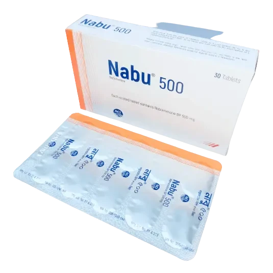 Pack Image: Nabu 500 mg Tablet (3 x 10)