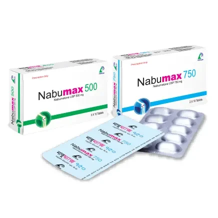 Pack Image: Nabumax 500 mg Tablet (3 x 10)