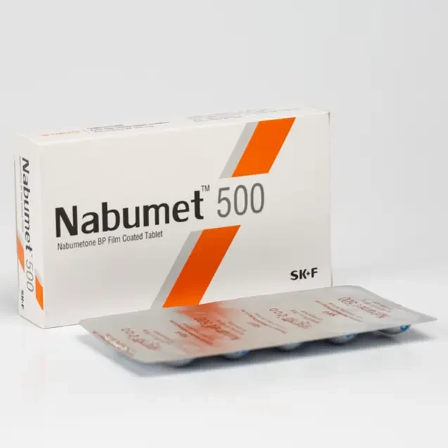 Pack Image: Nabumet 500 mg Tablet (3 x 10)