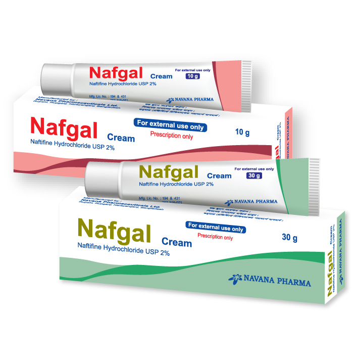 Pack Image: Nafgal 2% Cream (10 gm tube)