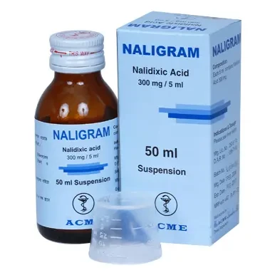 Pack Image: Naligram 300 mg Suspension (50 ml bottle)