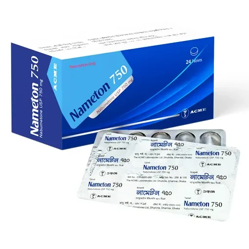 Pack Image: Nameton 750 mg Tablet (4 x 6)