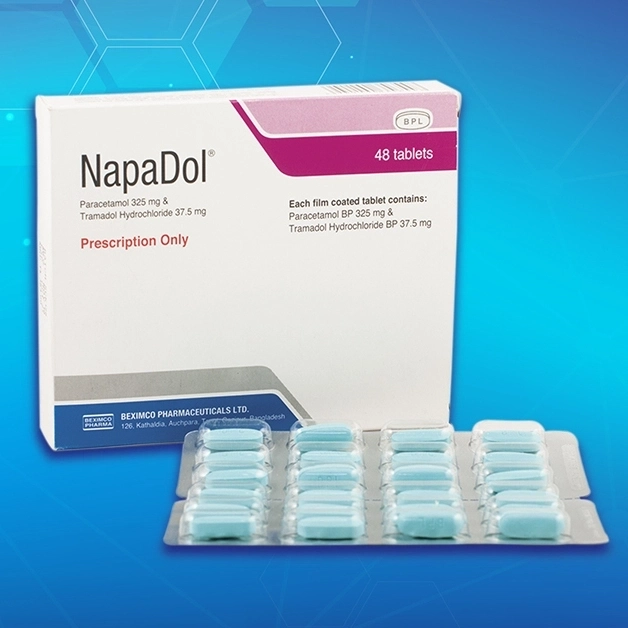 Pack Image: NapaDol 325 mg Tablet (4 x 12)