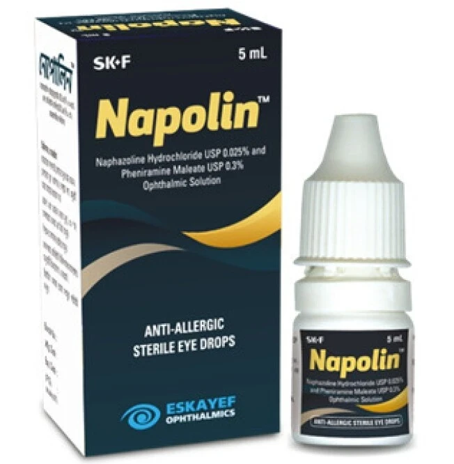 Pack Image: Napolin 0.025% 0.3% Eye Drop (5 ml drop)