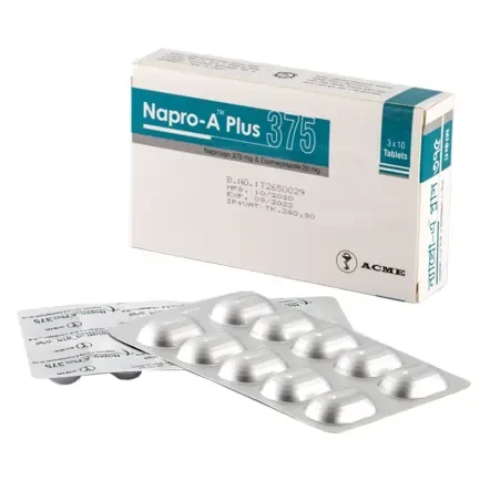 Pack Image: Napro-A Plus 375 mg Tablet (3 x 10)