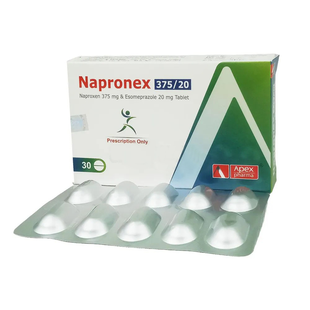 Pack Image: Napronex 375 mg Tablet (3 x 10)