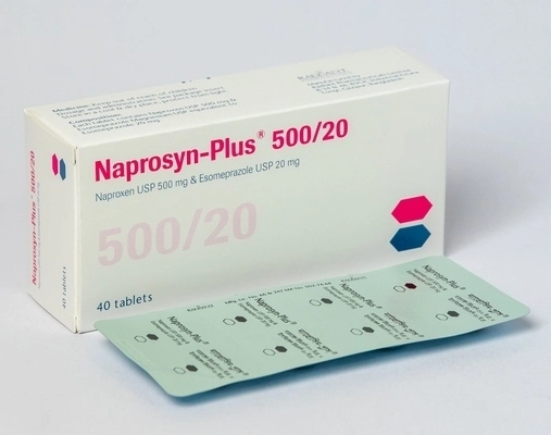 Pack Image: Naprosyn Plus 500 mg Tablet (5 x 8)