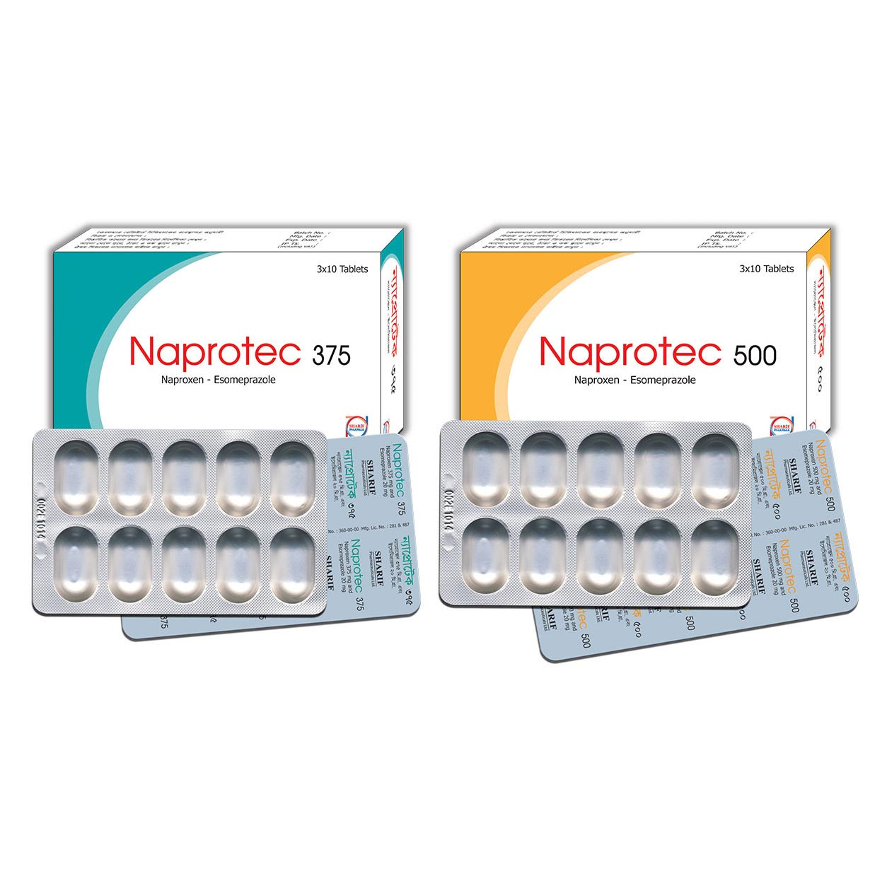 Pack Image: Naprotec 375 mg Tablet (3 x 10)
