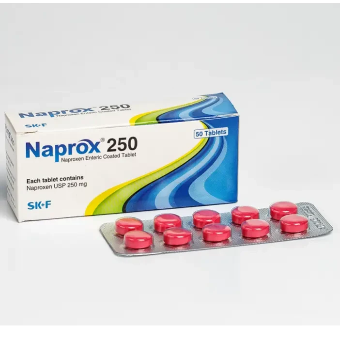 Pack Image: Naprox 250 mg Tablet (5 x 10)