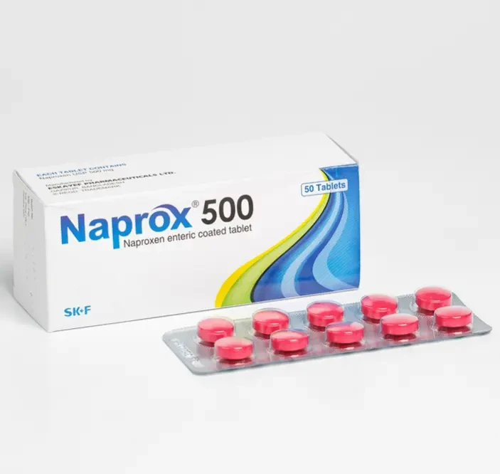 Pack Image: Naprox 500 mg Tablet (5 x 10)