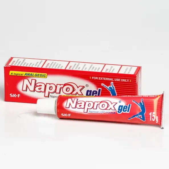 Pack Image: Naprox 10% w Gel (15 gm tube)