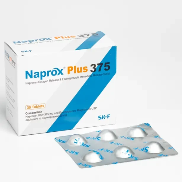 Pack Image: Naprox Plus 375 mg Tablet (5 x 6)