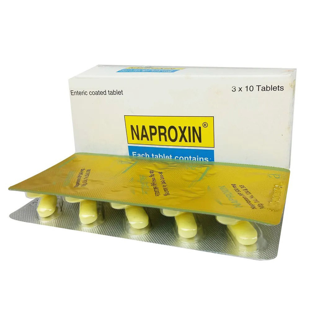 Pack Image: Naproxin 500 mg Tablet (3 x 10)