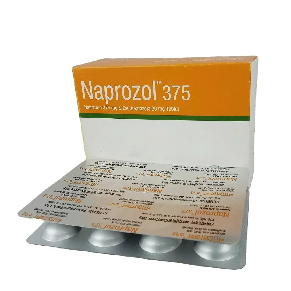 Pack Image: Naprozol 375 mg Tablet (5 x 10)