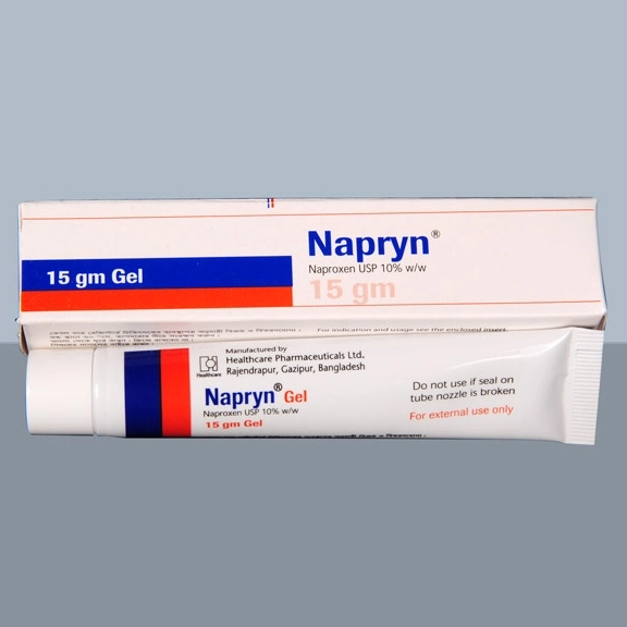 Pack Image: Napryn 10% w Gel (15 gm tube)