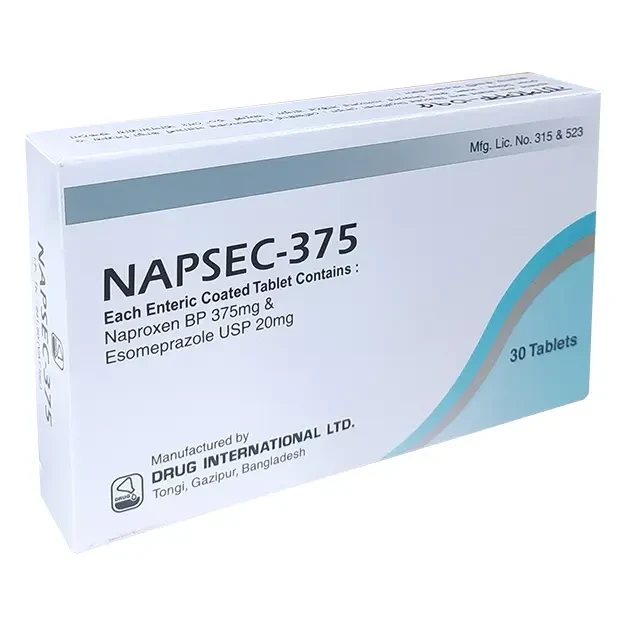 Pack Image: Napsec 375 mg Tablet (3 x 10)
