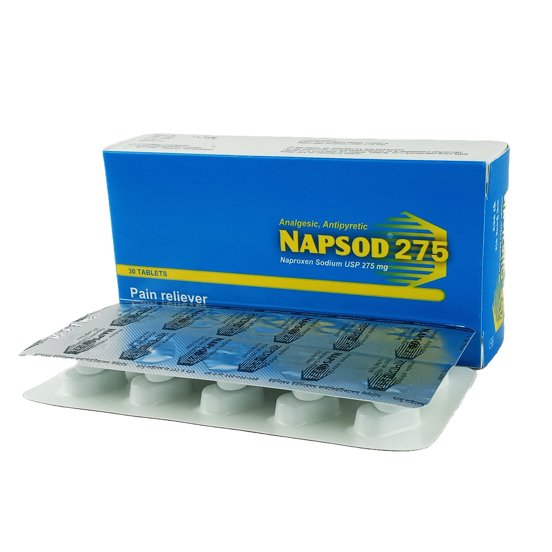 Pack Image: Napsod 275 mg Tablet (3 x 10)