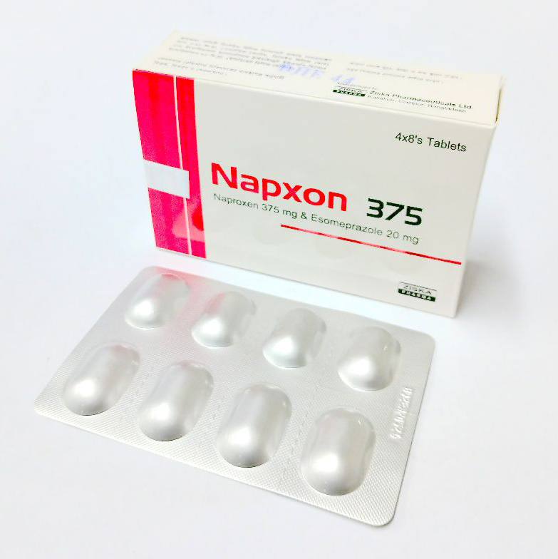 Pack Image: Napxon 375 mg Tablet (4 x 8)