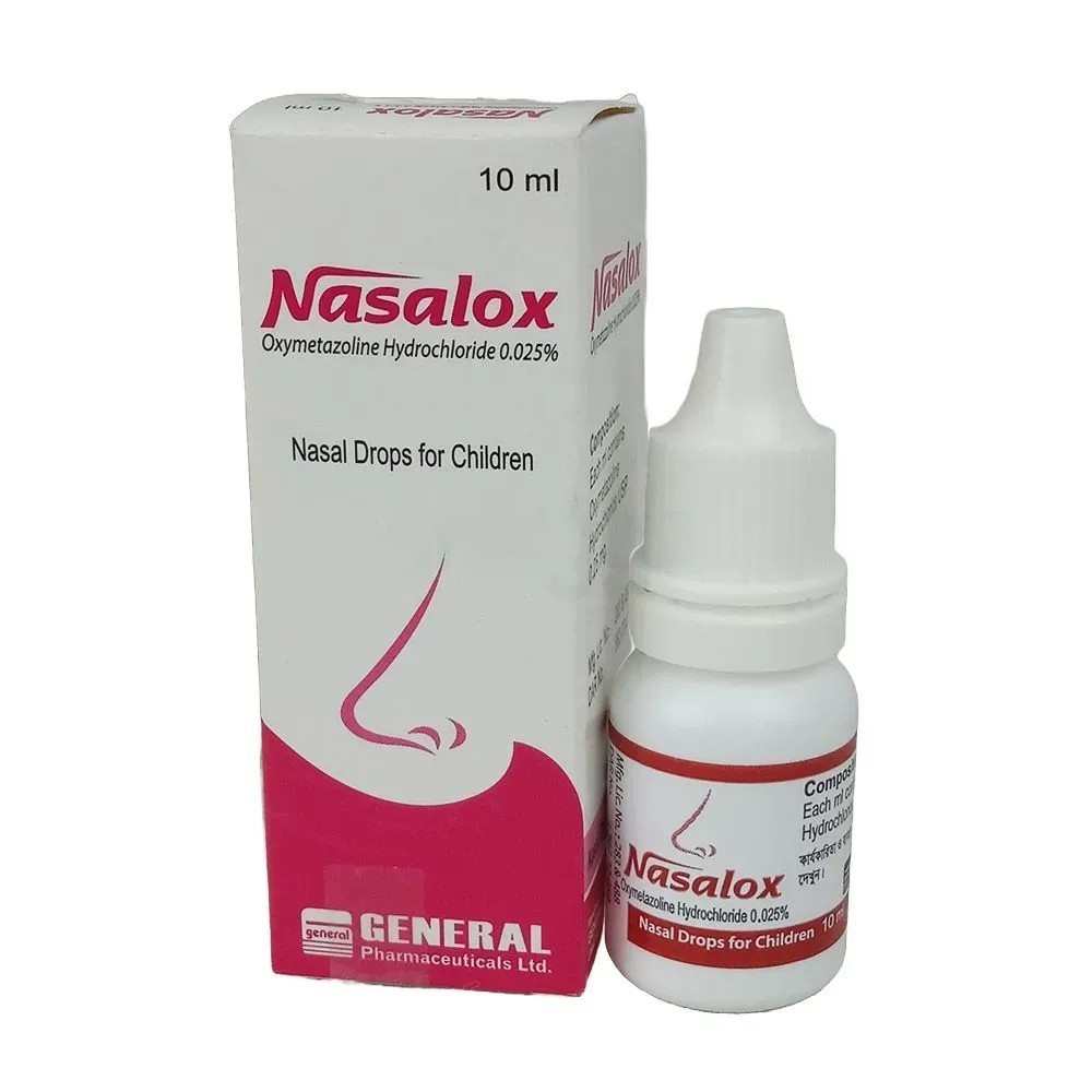 Pack Image: Nasalox 0.025% Nasal Drop (10 ml drop)