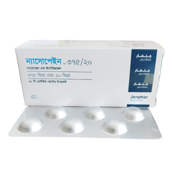 Pack Image: Nasopain 375 mg Tablet (5 x 6)