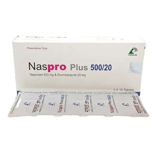 Pack Image: Naspro Plus 500 mg Tablet (3 x 10)