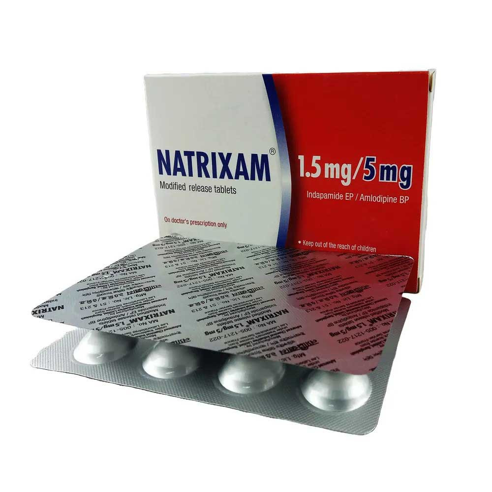 Pack Image: Natrixam 1.5 mg Tablet (3 x 10)