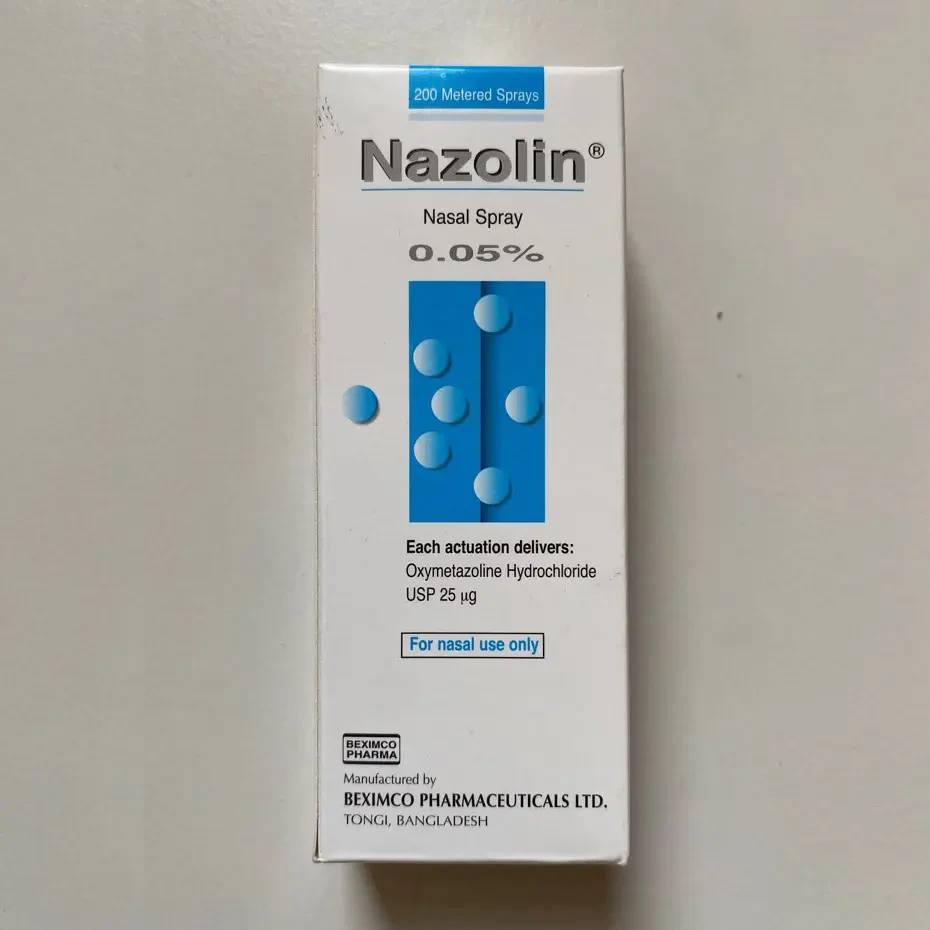 Pack Image: Nazolin 25 mcg Nasal Spray (200 metered spray)