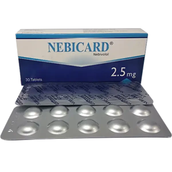 Pack Image: Nebicard 2.5 mg Tablet (3 x 10)