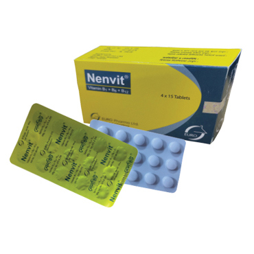 Pack Image: Nenvit 100 mg Tablet (4 x 15)