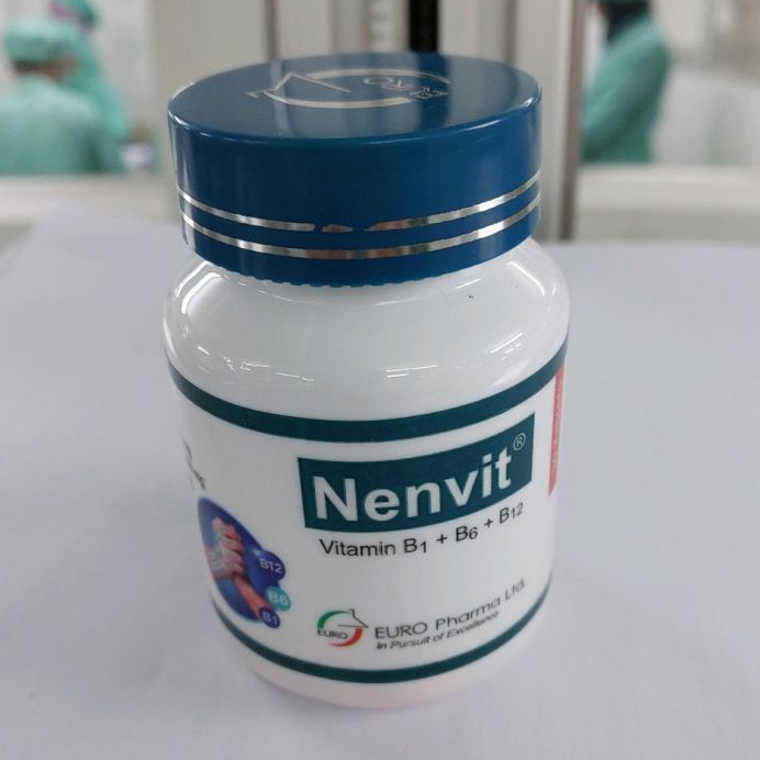 Pack Image: Nenvit 100 mg Tablet (1 x 30)