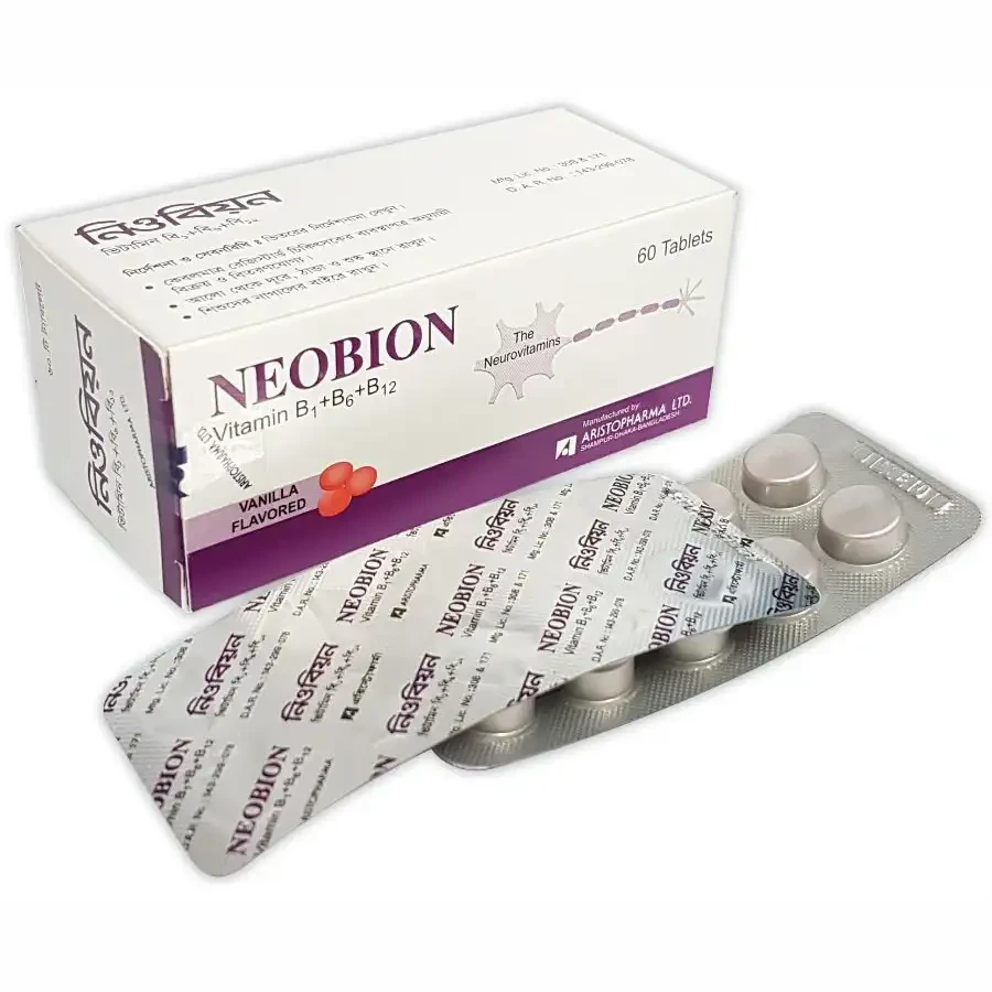 Pack Image: Neobion 100 mg Tablet (6 x 10)
