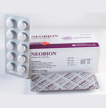 Pack Image: Neobion 100 mg Tablet (6 x 10)