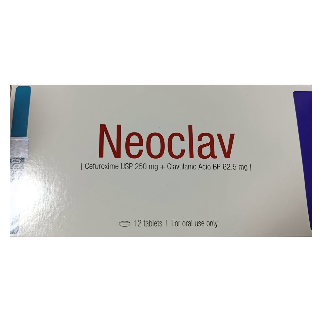 Pack Image: Neoclav 250 mg Tablet (2 x 6)