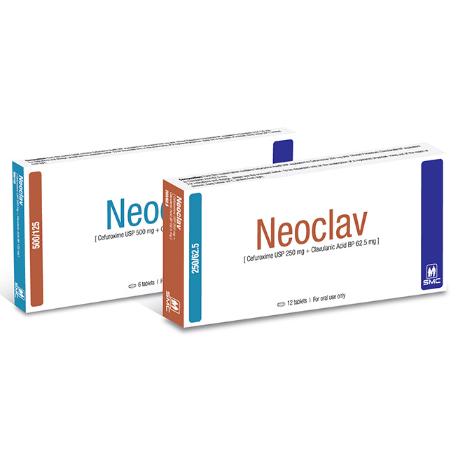 Pack Image: Neoclav 500 mg Tablet (2 x 6)