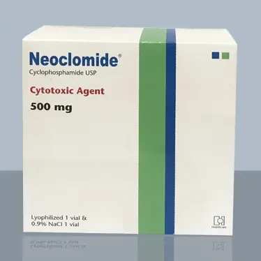 Pack Image: Neoclomide 500 mg Injection (500 mg vial)