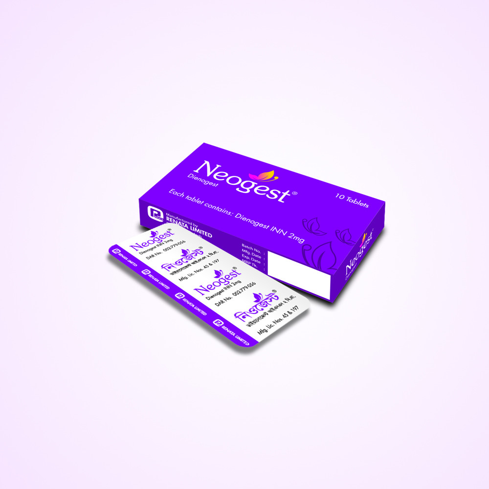 Pack Image: Neogest 2 mg Tablet (1 x 10)