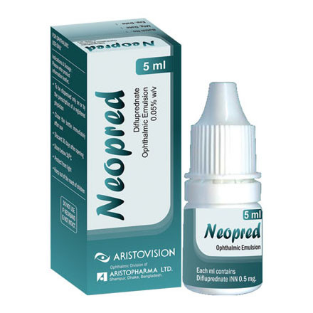 Pack Image: Neopred 0.05% Eye Drop (5 ml drop)