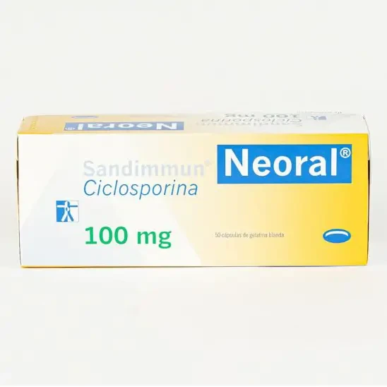 Pack Image: Neoral 100 mg Capsule (10 x 5)