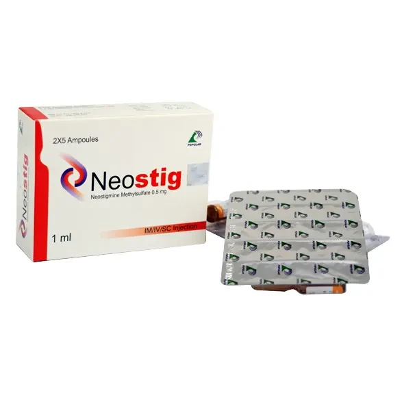 Pack Image: Neostig 0.5 mg Injection (1 ml ampoule)
