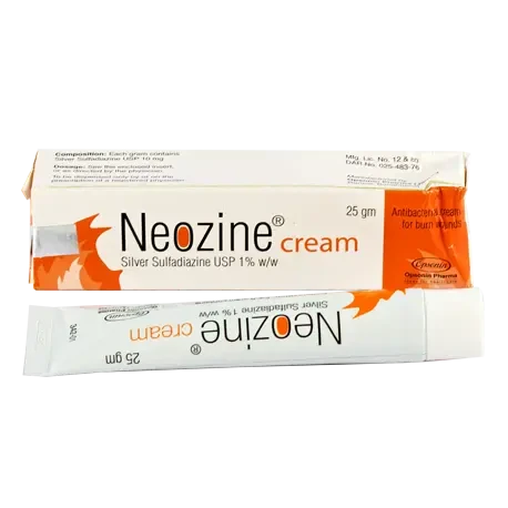 Pack Image: Neozine 1% Cream (25 gm tube)