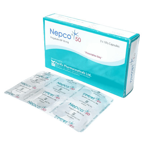 Pack Image: Nepco 50 mg Capsule (3 x 10)